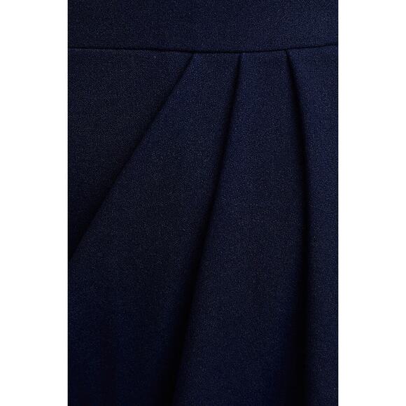 New Anthropologie BHLDN Lyra V-Neck Faux-Wrap Stretch Crepe Dress $198 SZ 22 - Picture 7 of 8